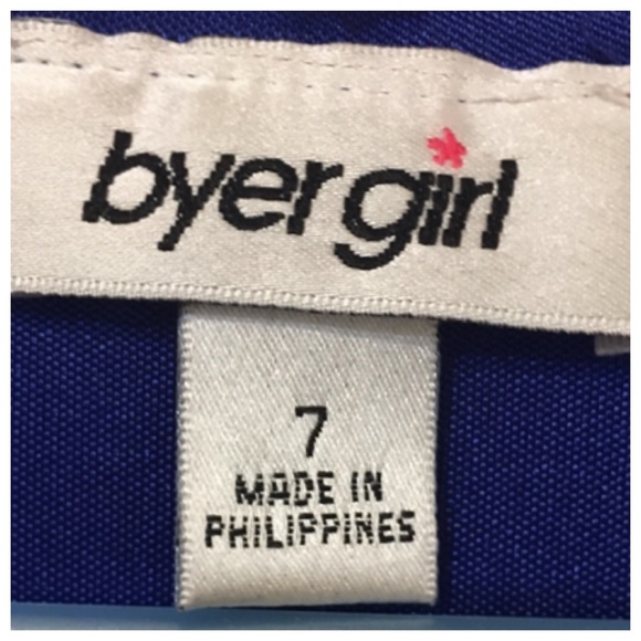 Blue Ombre Dress w/attached Bolero Size 7 - Picture 3 of 3